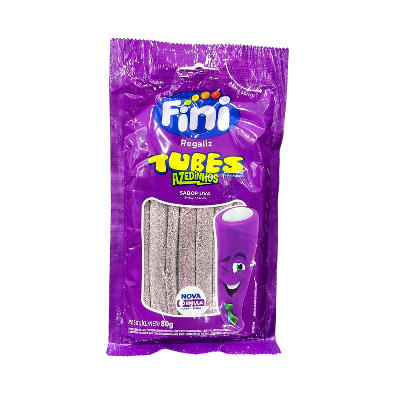 Bala Fini Tubes Azedinhos Uva – 80g