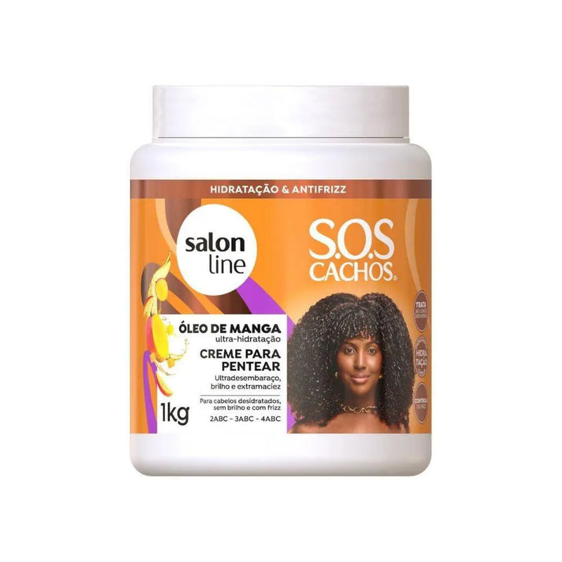 Creme para Pentear Salon Line S.O.S Cachos Óleo de Manga – 1kg
