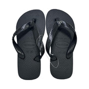 Chinelo Havaianas preto, par visto de cima