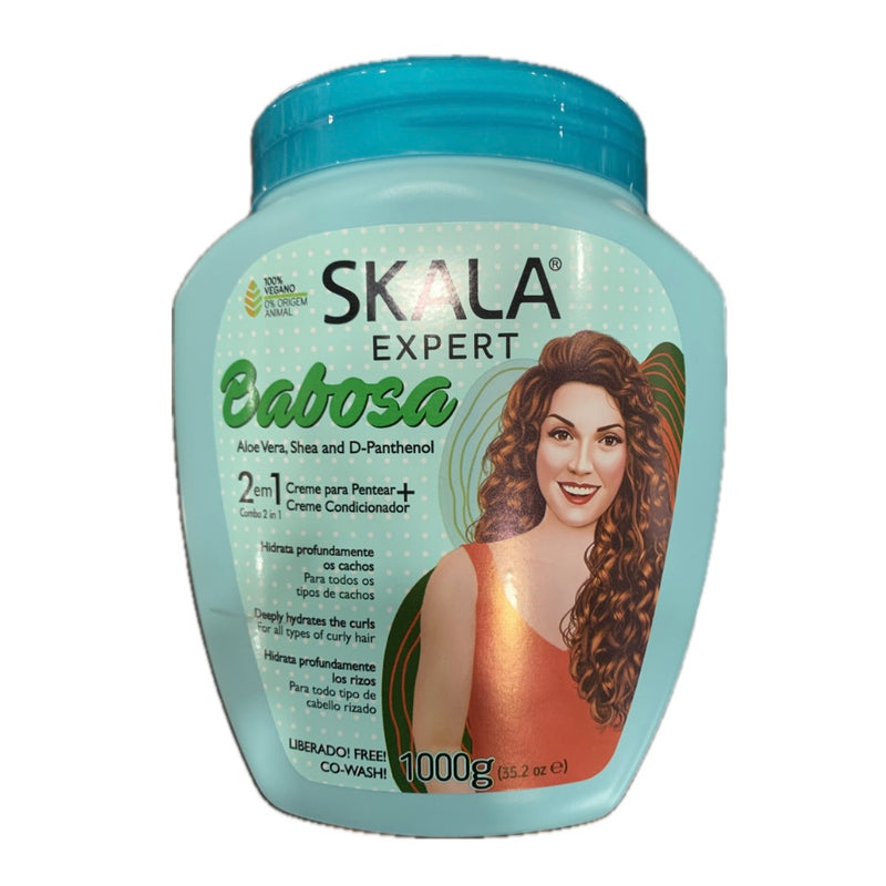 Pote de Creme de Tratamento Skala Expert Babosa 2 em 1, 1kg