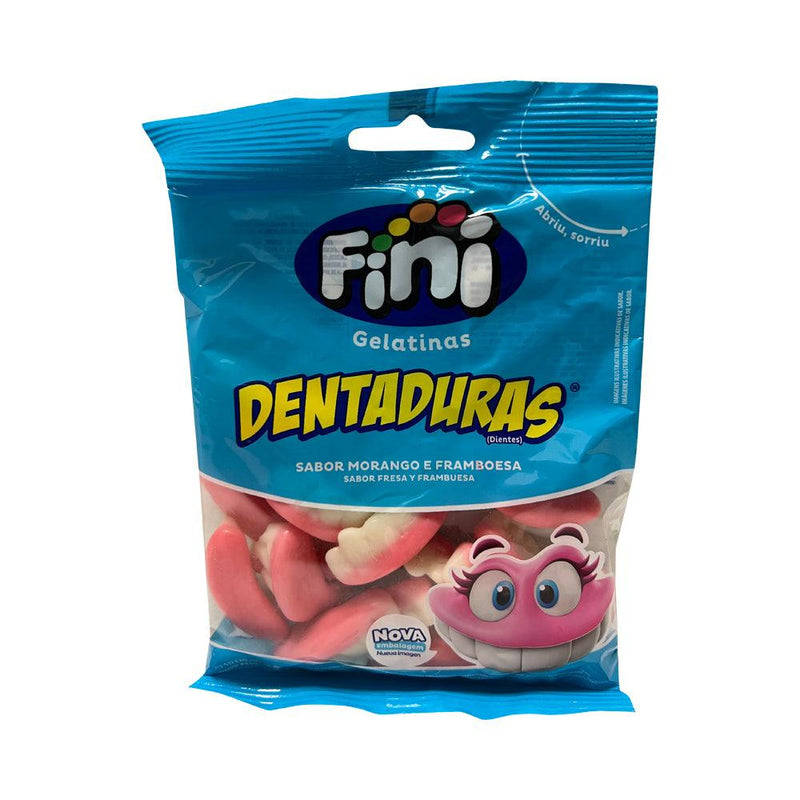 Bala de Gelatina Fini Dentaduras – 90g