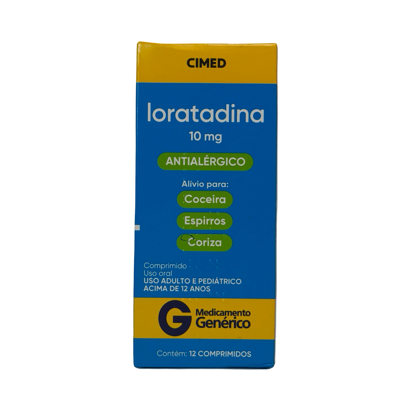 Loratadine 10mg Allergy Relief Tablets – 12 Count