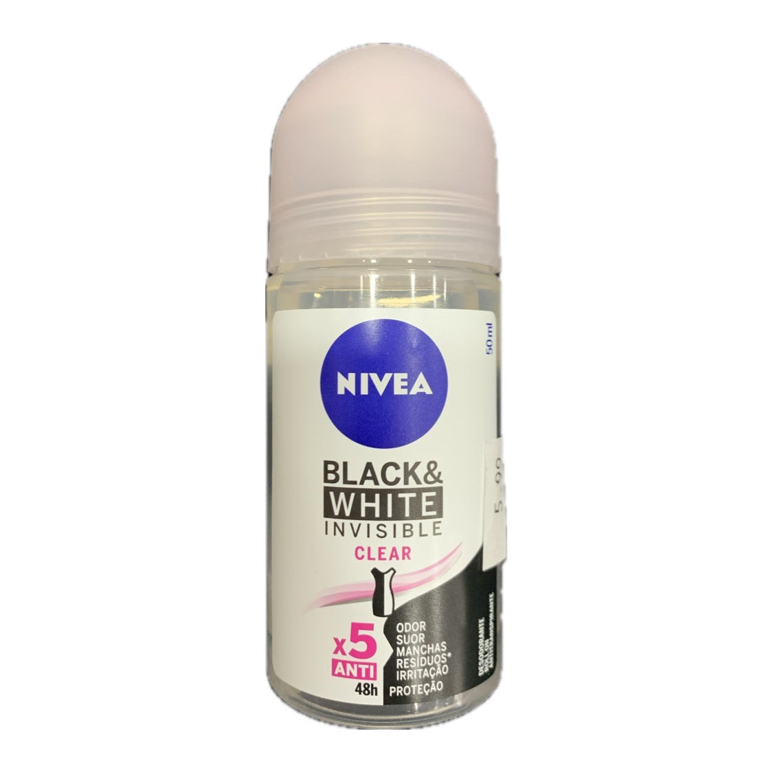 Desodorante Nivea Roll-on Black & White Invisible