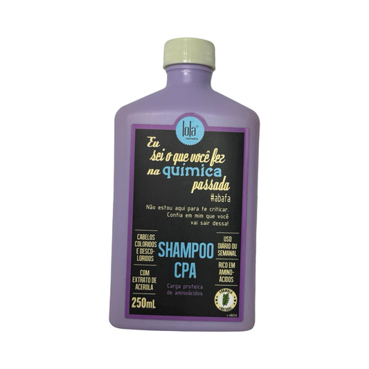 Lola Cosmetics “Eu Sei o Que Você Fez na Química Passada” Shampoo CPA – Protein Repair & Strength (250ml)