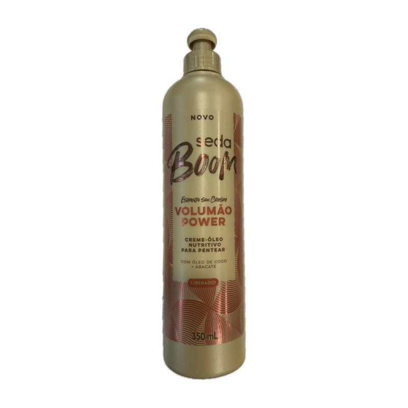 Creme para Pentear Seda Boom Volumão Power Óleo de Coco e Abacate – 350ml