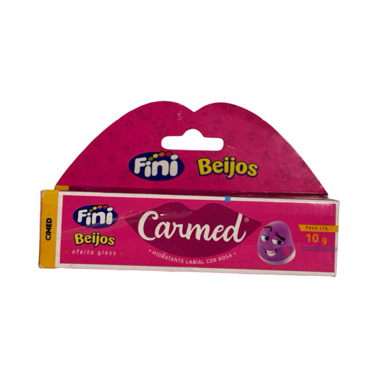 Carmed Fini Beijos Lip Balm – Pink Tinted Hydrating Lip Care (10g)