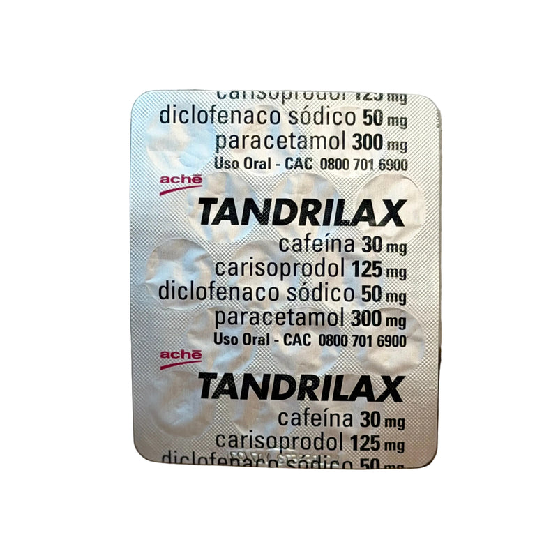 Tandrilax Aché Relaxante Muscular e Anti-inflamatório – Cartela com 15