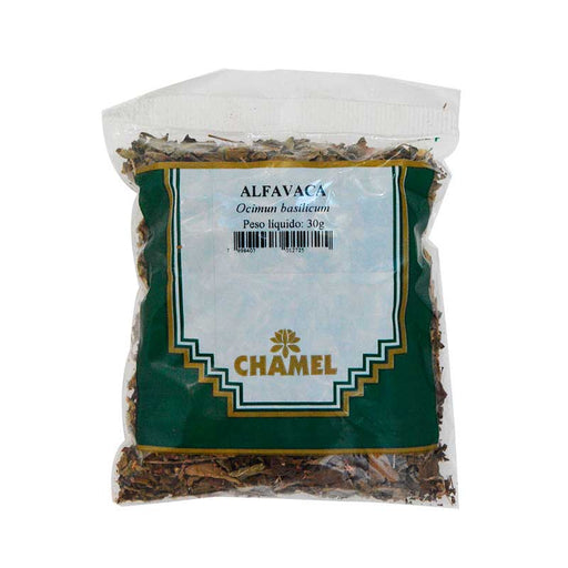 Embalagem de Chá de Alfavaca Chamel 30 g