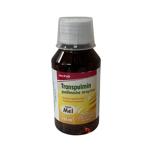 Frasco de Transpulmin xarope sabor mel 150ml, Aché
