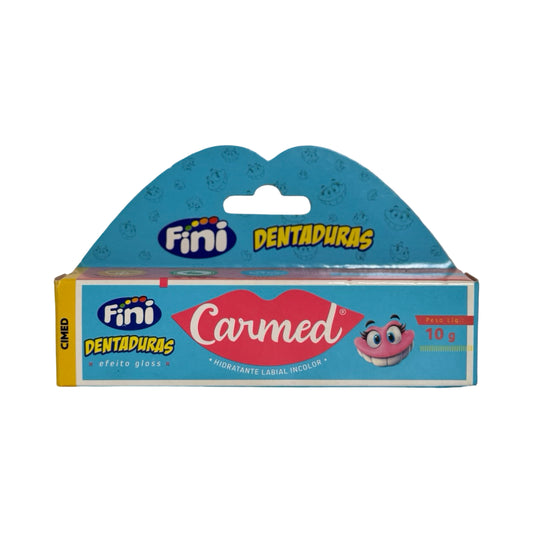 Carmed Fini Dentaduras Lip Balm – Sweet Candy Flavor Hydrating Lip Care (10g)