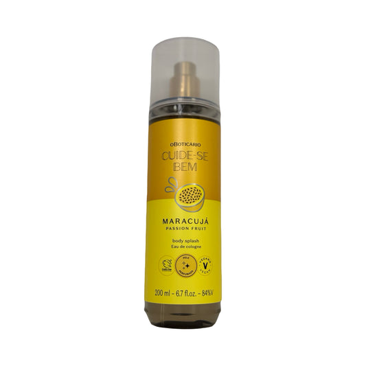 Cuide-se Bem Passion Fruit Body Splash 200ml – O Boticário | Refreshing Fruity Fragrance Mist