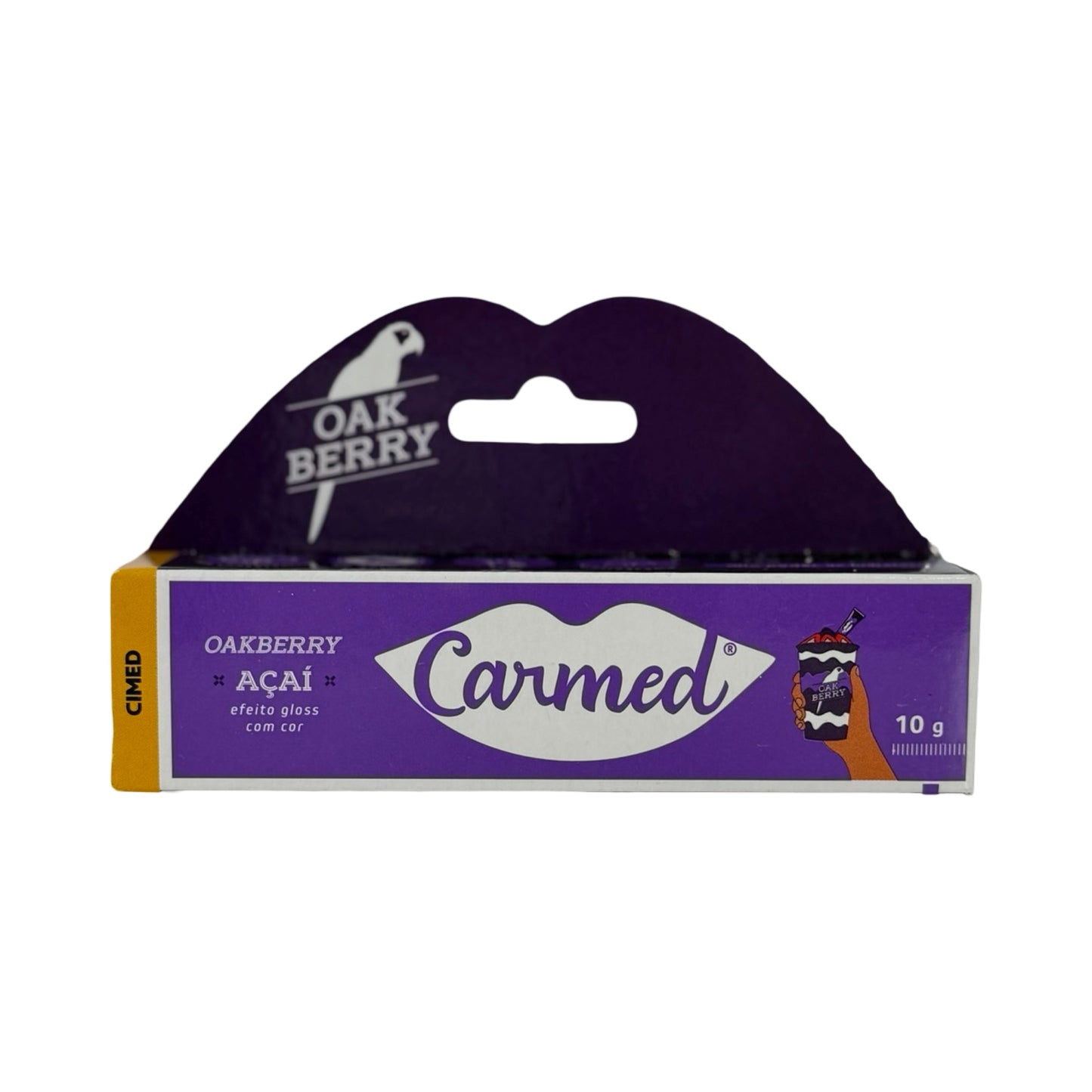 Hidratante Labial Carmed Oakberry Açaí com Cor 10g