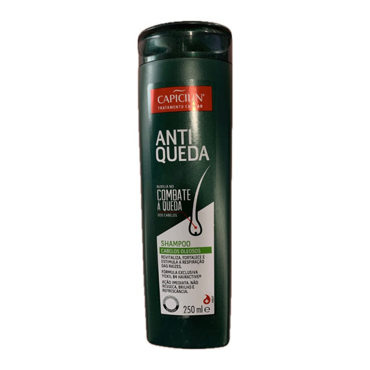 Capicilin Anti-Queda Shampoo 250mL – Anti-Hair Loss Shampoo for Oily Hair