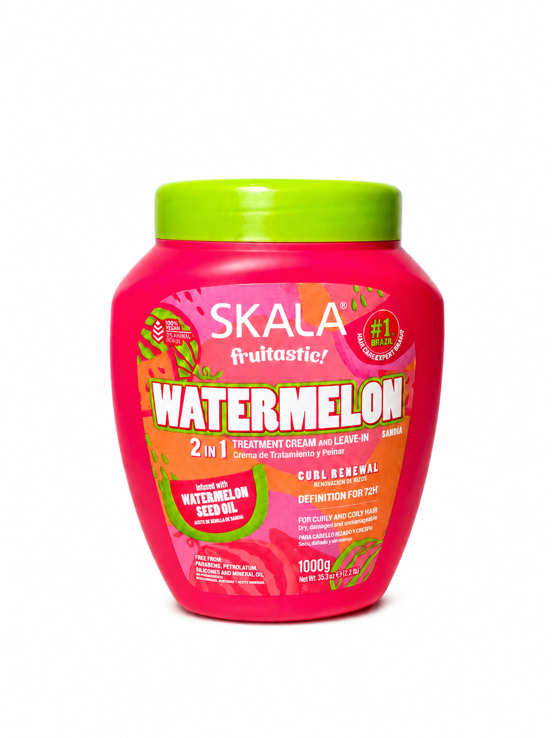 Creme de Tratamento Skala Frutástica Melancia 2 em 1 – 1kg