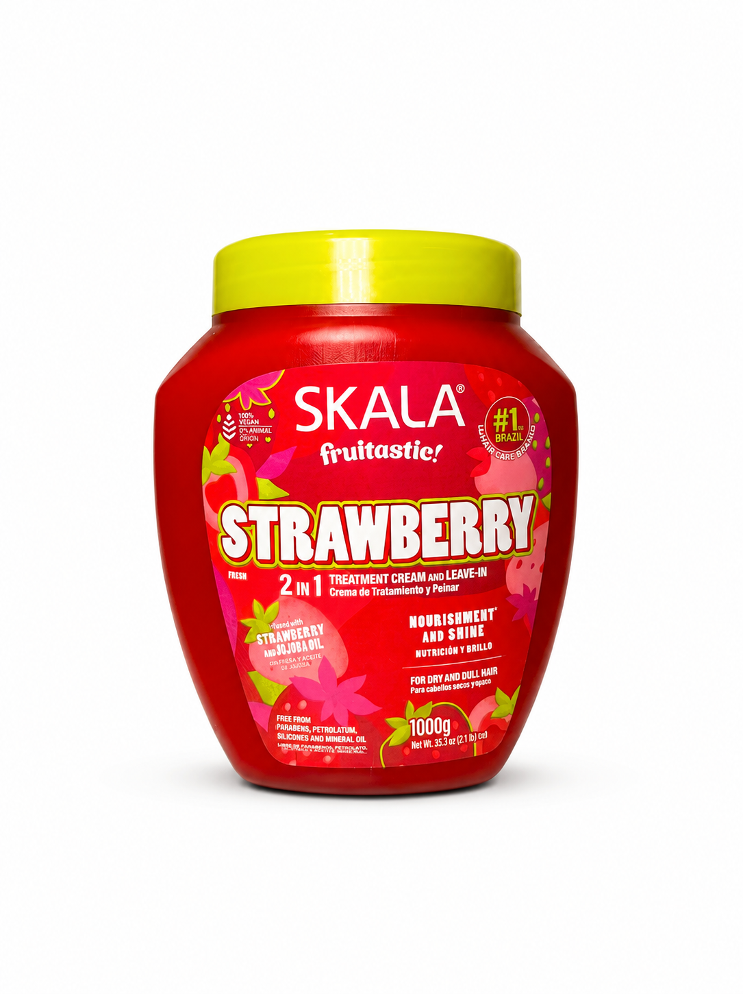 Creme de Tratamento Skala Frutástica Morango 2 em 1 – 1kg