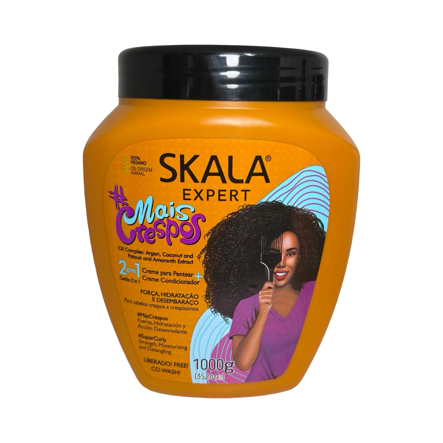 Skala Expert #MaisCrespos 2-in-1 Conditioning Cream & Leave-In (1000g)