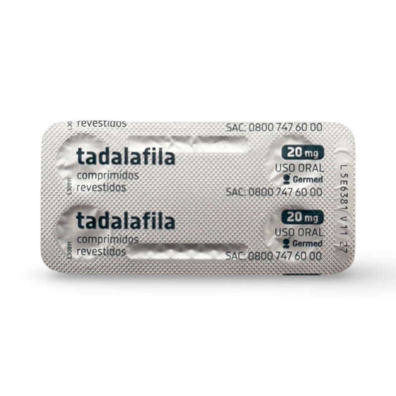 Tadalafila 20mg Germed 4 Comprimidos