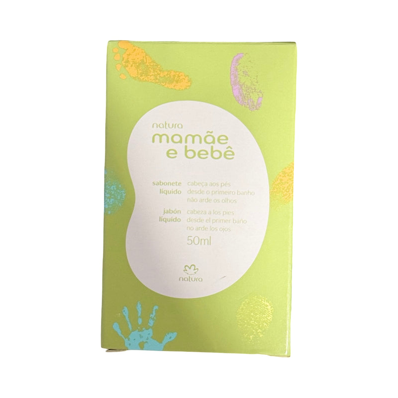Sabonete Líquido Cabeça aos Pés Mamãe e Bebê Natura – 50ml