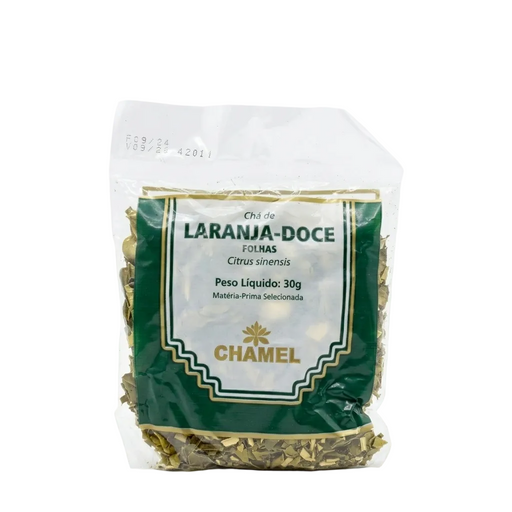 Embalagem de Chá de Laranja-Doce Chamel em folhas 30 g
