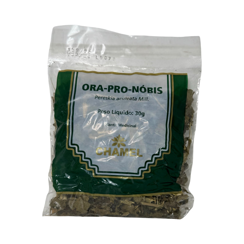 Embalagem de Ora-Pro-Nóbis Chamel 30 g