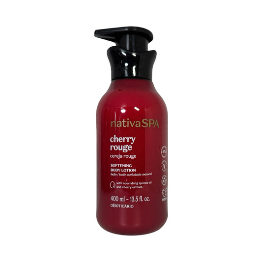 Nativa SPA Cereja Rouge Loção Hidratante Aveludada, 400ml
