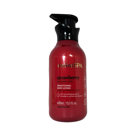 Nativa SPA Morango Ruby Loção Hidratante Corporal, 400ml