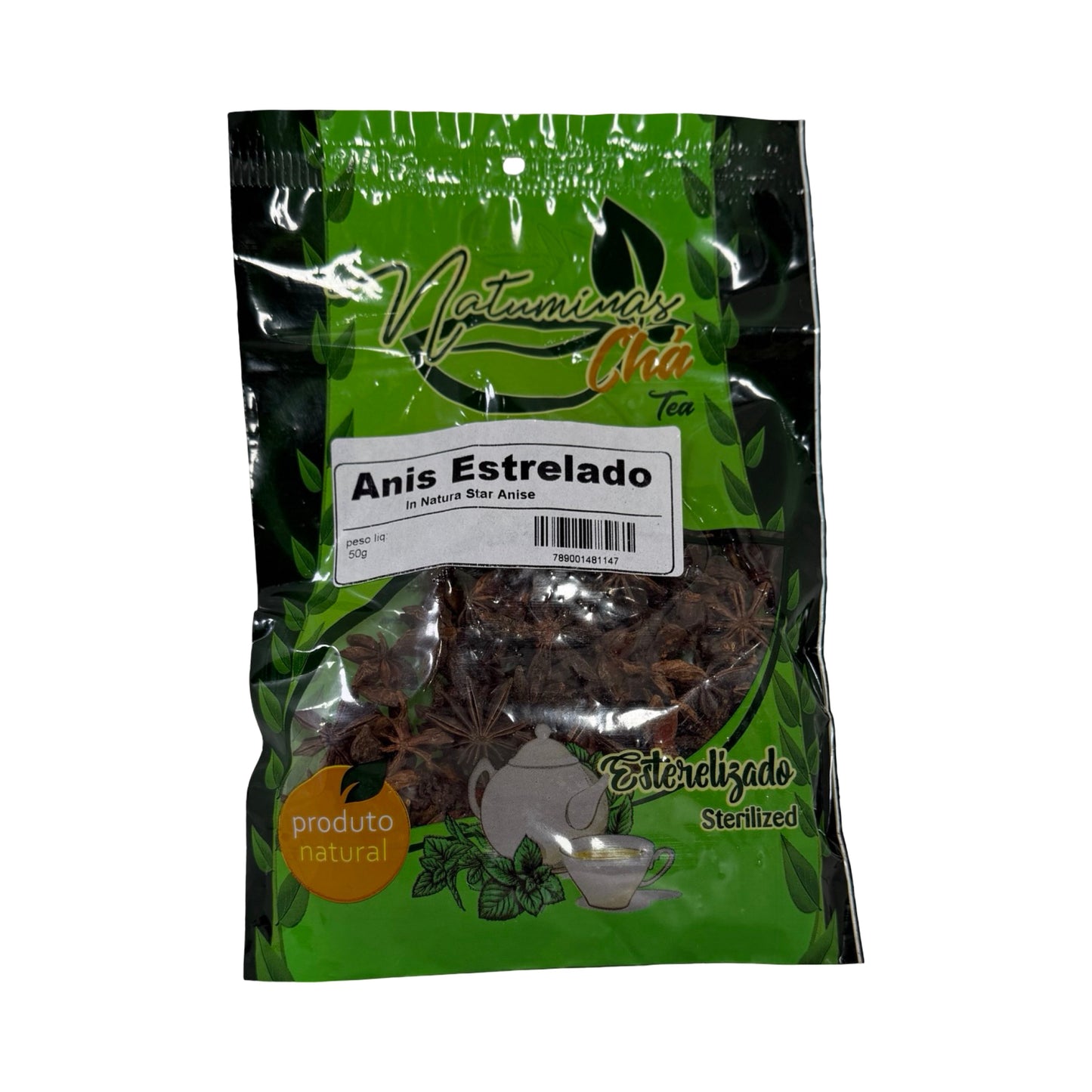 Natuminas Chá de Anis Estrelado Natuminas 50g – 100% Natural