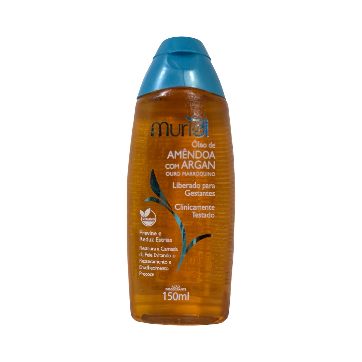 Muriel Óleo de Amêndoa com Argan Ouro Marroquino 150ml – Prevenção de Estrias