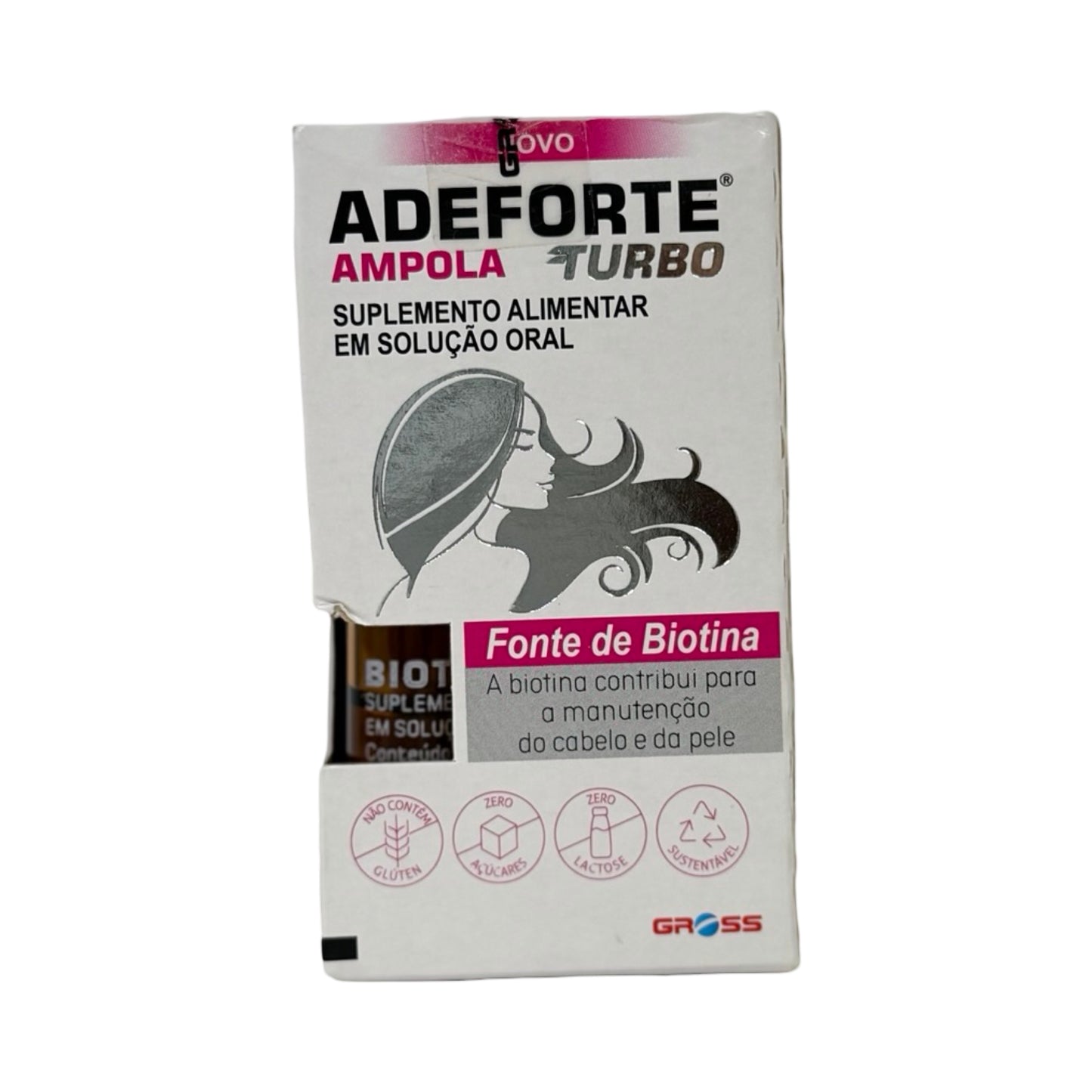 Adeforte Ampola Turbo – Fonte de Biotina para Cabelo e Pele