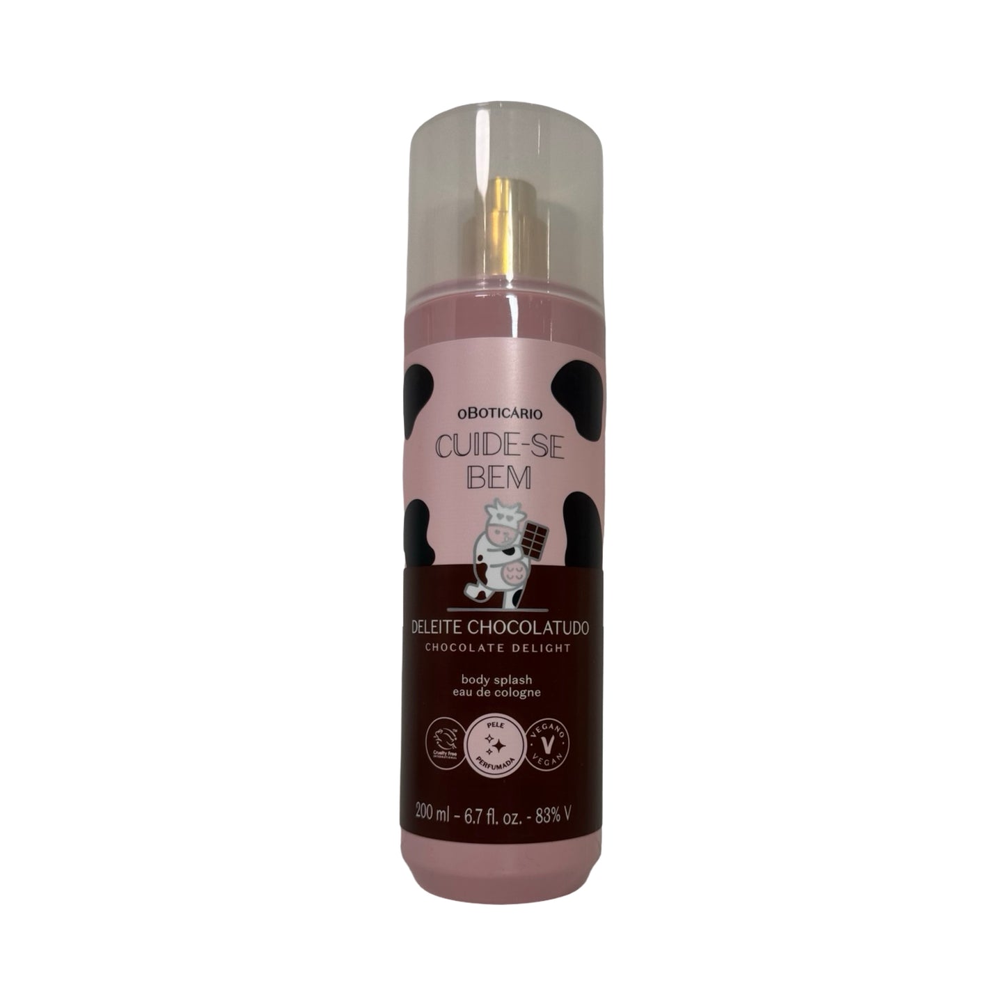 Cuide-se Bem Deleite Chocolatudo Body Splash, 200ml