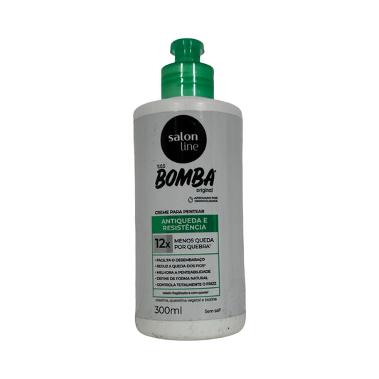 Salon Line S.O.S Bomba Original Creme para Pentear – Antiqueda e Resistência (300ml)