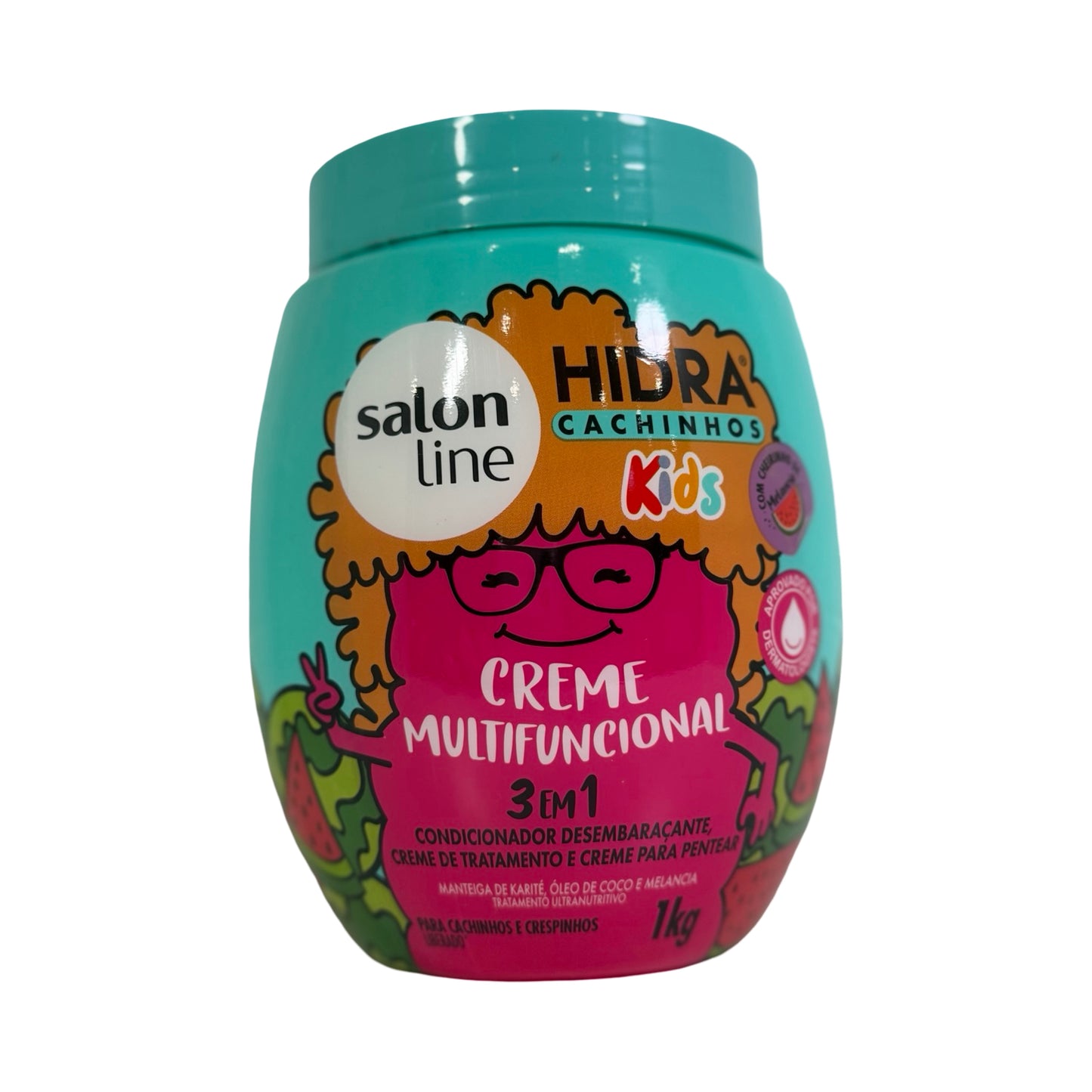 Salon Line Kids - Hidra Creme Multifuncional 3 em 1 Melancia 1Kg