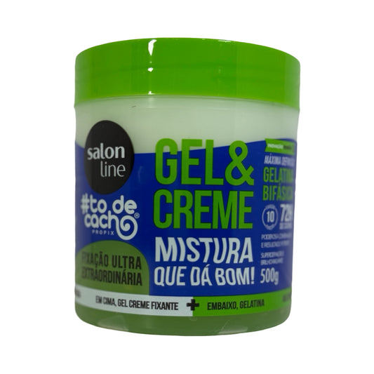 Gel & Creme Salon Line #to.de.cacho Profix Gelatina Bifásica 500g – Fixação Ultra Extraordinária