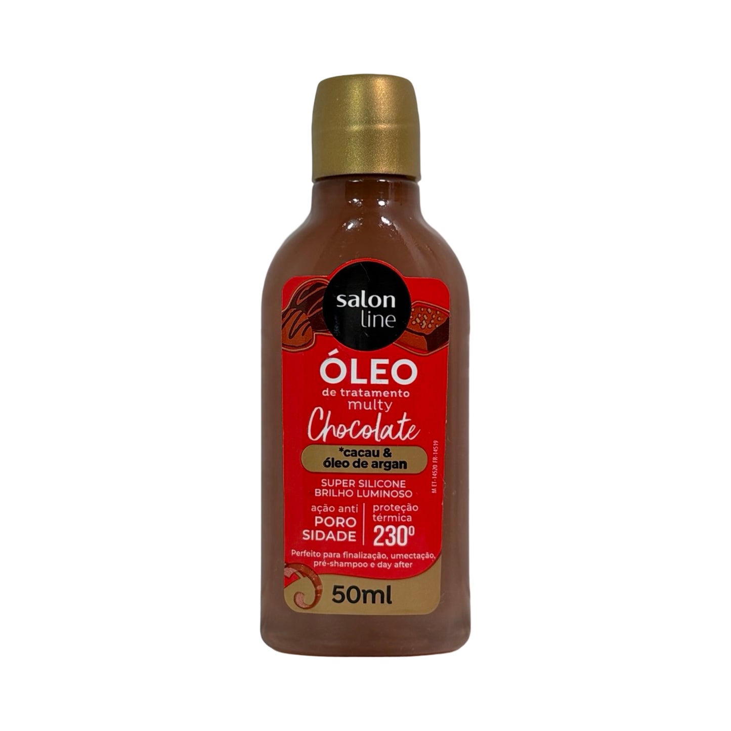 Salon Line Óleo de Tratamento Multy Chocolate 50ml – Cacau e Óleo de Argan