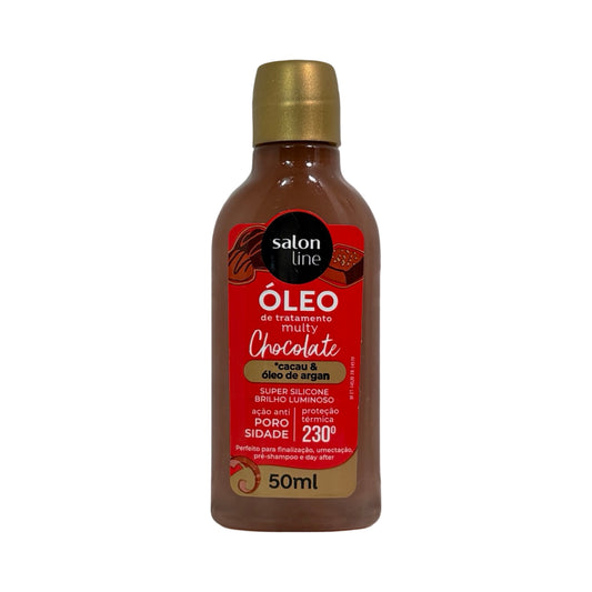 Salon Line Óleo de Tratamento Multy Chocolate 50ml – Cacau e Óleo de Argan