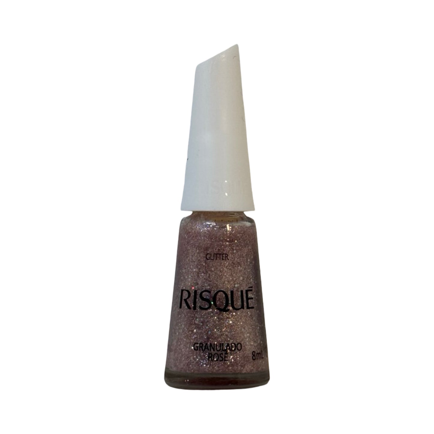 Esmalte Risqué Glitter – Granulado Rose, 8ml