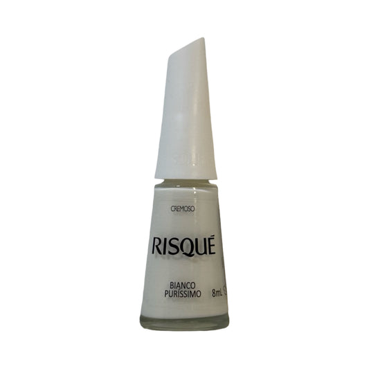 Esmalte Risqué Cremoso – Bianco Puríssimo, 8ml