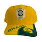 Boné Seleção Brasileira Copa do Mundo 2026 – Amarelo Bordado Premium