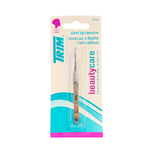 Pinça de Ponta Oblíqua Trim Beautycare – Pinça Profissional de Alta Precisão