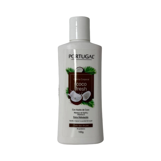 Portugal Creme Hidratante para Corpo Coco Fresh 100g
