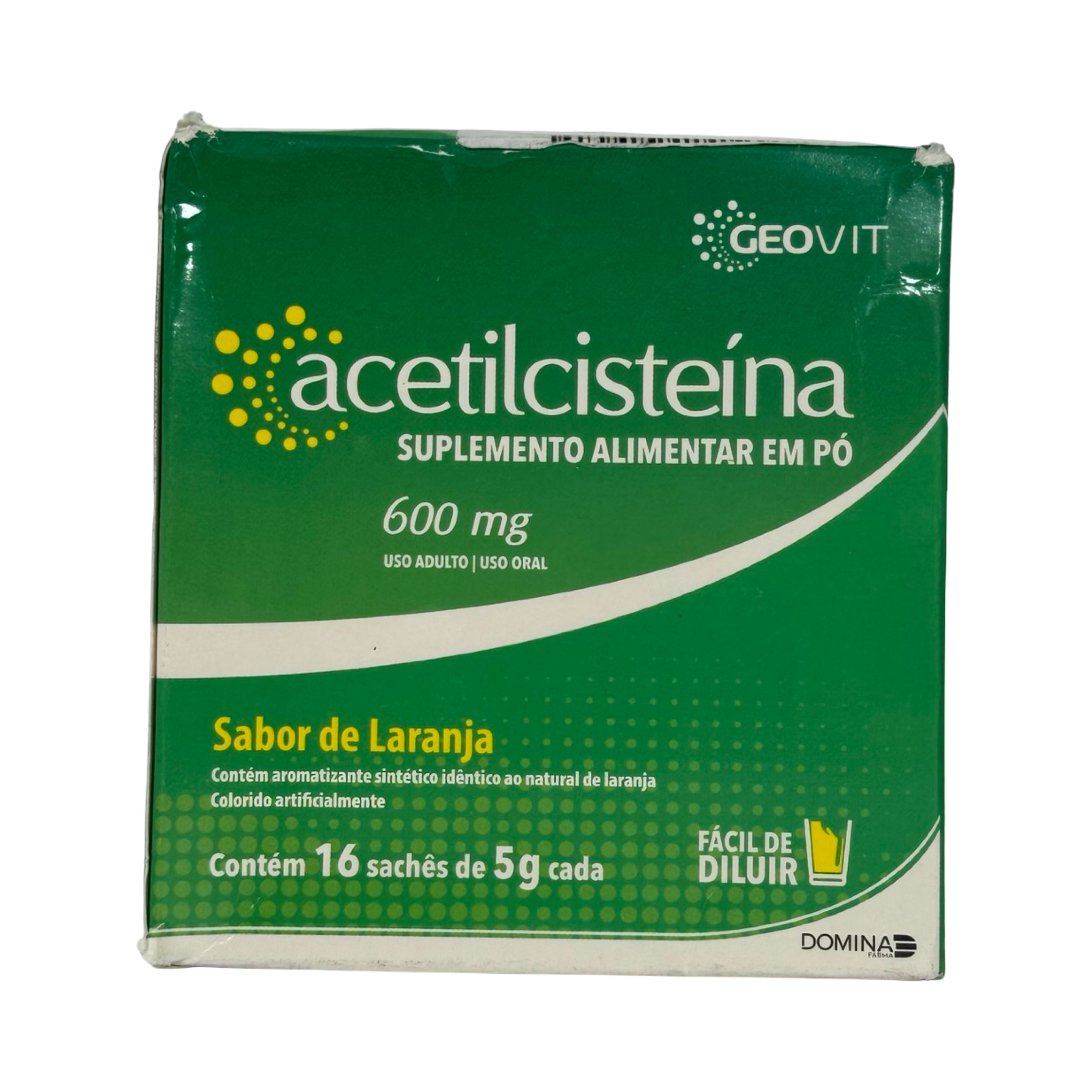 Geovit Acetilcisteína 600mg – Suplemento Expectorante de Alta Potência ...