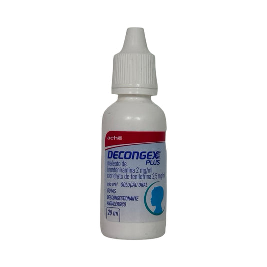 Decongex Plus Descongestionante Nasal e Antialérgico (20ml)
