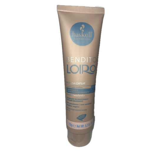 Haskell Bendito Loiro Proteína Capilar 150g – Blonde Hair Reconstruction Treatment for Bleached Hair