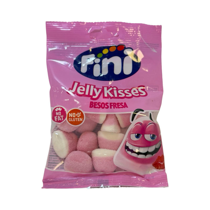 Fini Jelly Kisses Beijos Sabor Morango – Balas de Gelatina