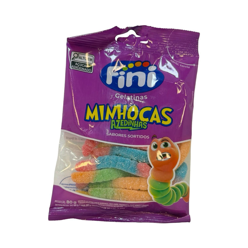 Fini Minhocas Azedinhas 80G
