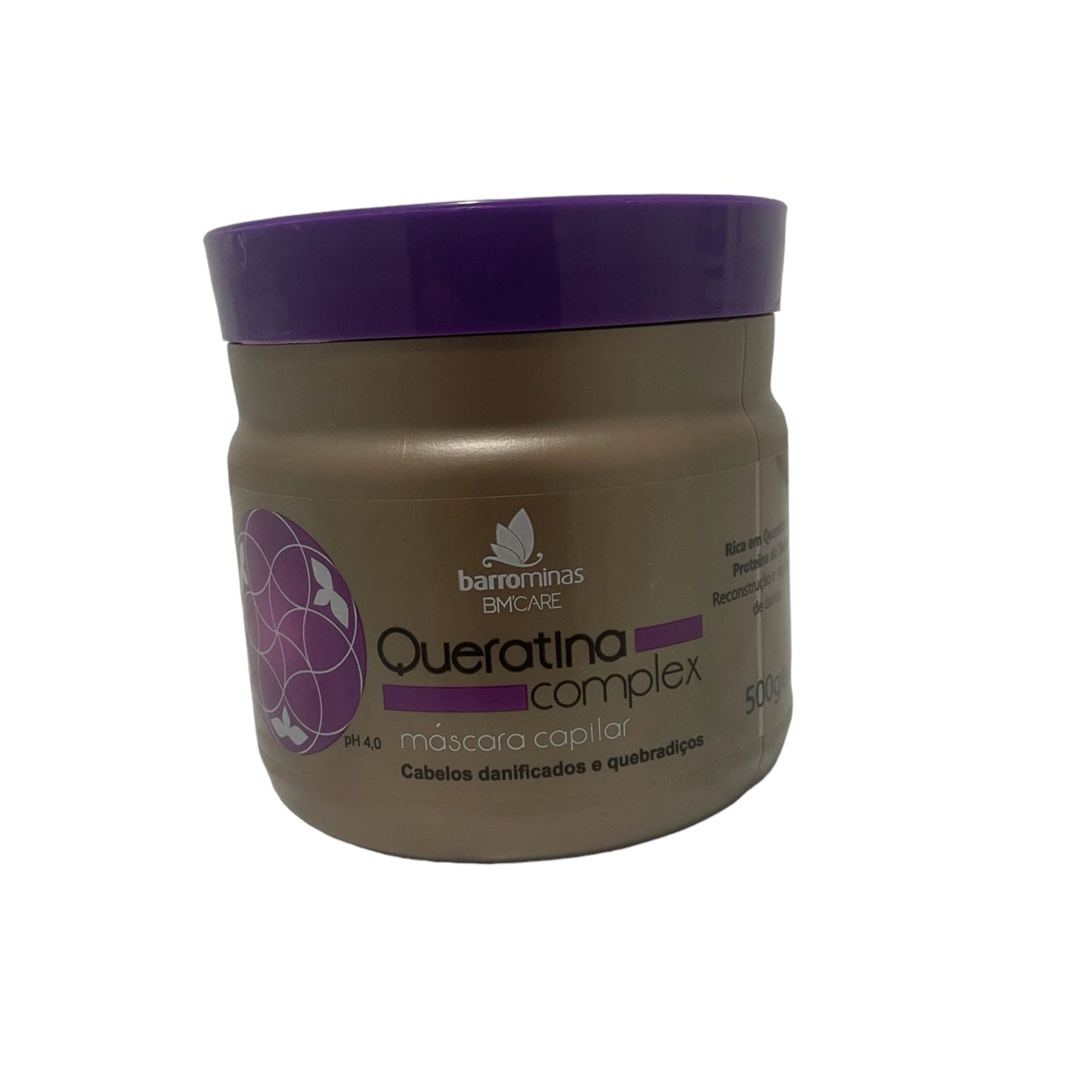 Barro Minas Queratina Complex Mascara Capilar 500g