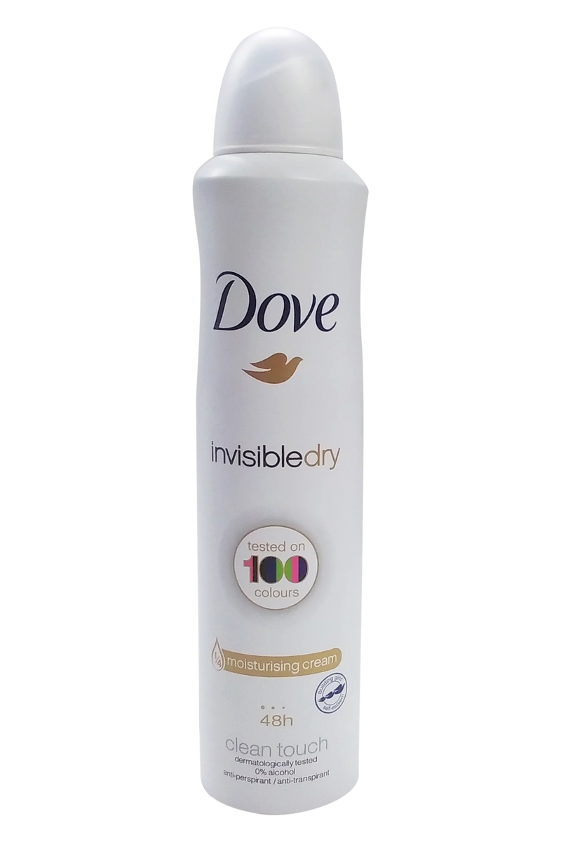 Desodorante Antitranspirante Aerossol Dove Invisible Dry 48h – 150ml