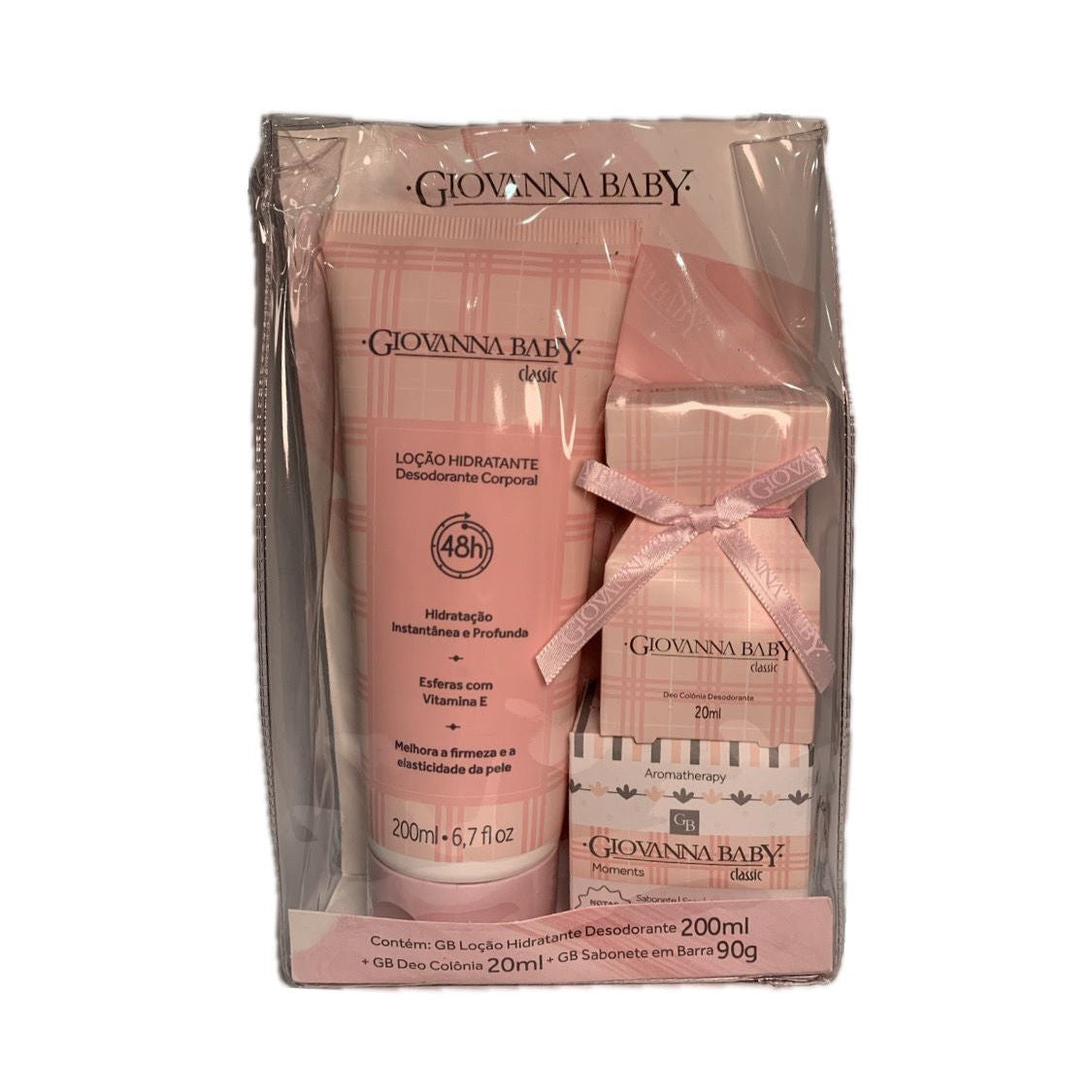 Giovanna Baby Kit Classic Feminino (Colônia, Loção Hidratante e Sabonete)