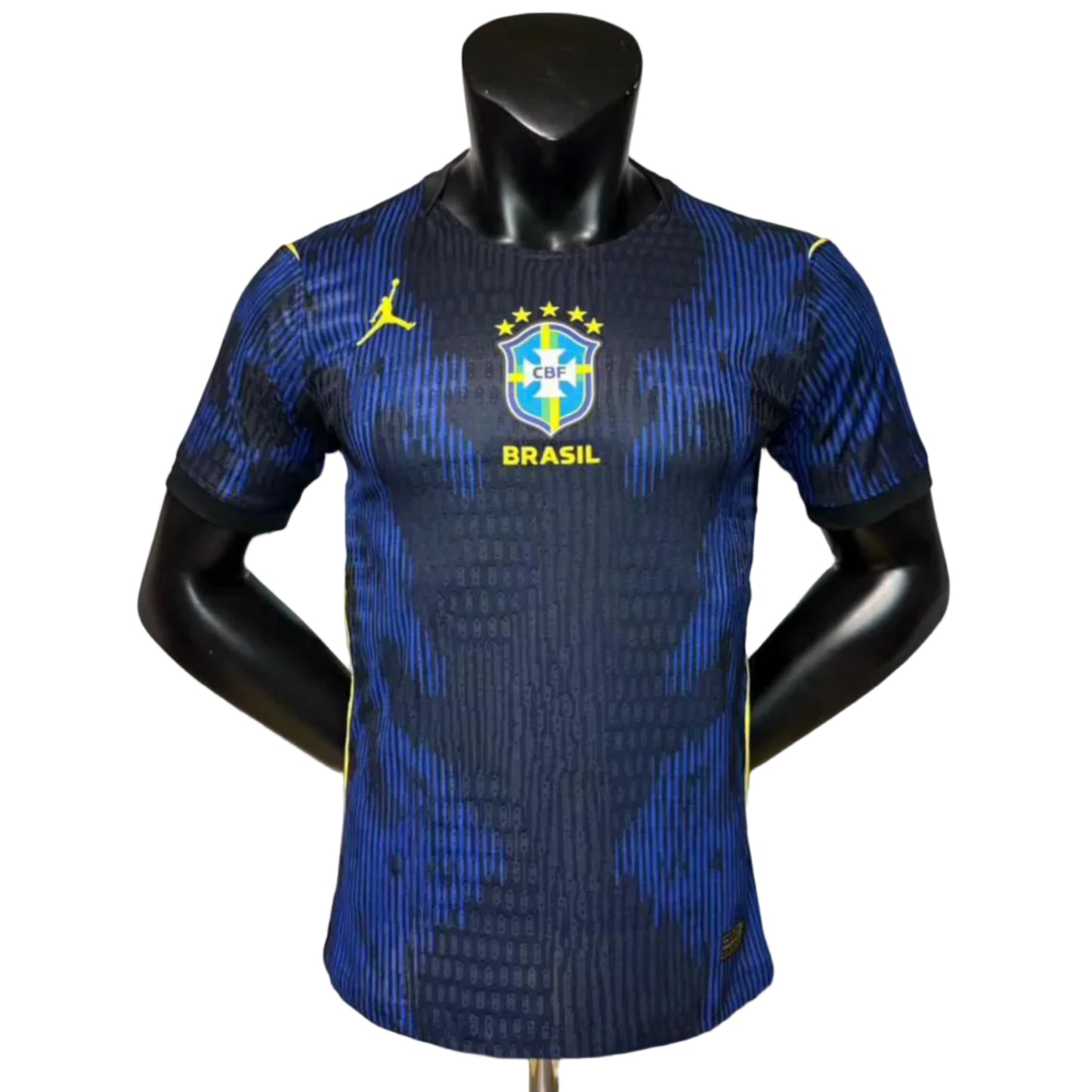 Brazil Men National Team Soccer Jersey - Blue