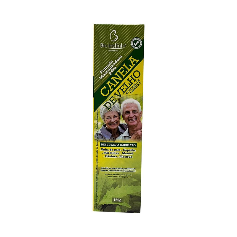 Pomada Canela de Velho para Dor Muscular e Articular